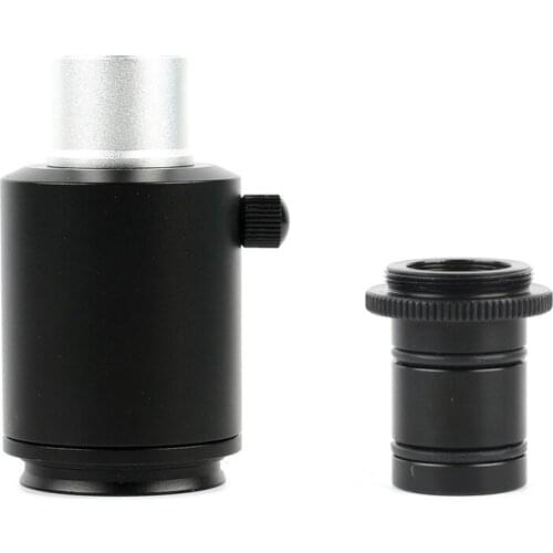 New 38mm CTV Stereo Microscope Camera Adapter 23.2mm C Mount Industrial Digital Video Microscope Camera Adapter Tube