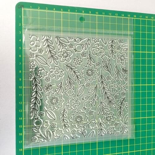 Flowers IN THE MEADOW Clear Stamp Transparent Seal DIY Scrapbooking Card Making Clear Silicone Stamp Crafts Supplies 2021 New
