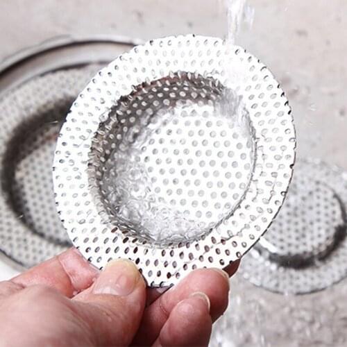 Stainless Steel Drain Filter Full-hole Bathroom Washbasin Kitchen Sink Floor Drain Anti-blocking Home Supplies Accessories Tools