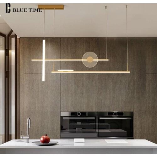 New Arrival Modern Led Pendant Light 110V 220V Home Decoration Chandelier Pendant Lamp 100cm for Diningroom Kitchen Living room