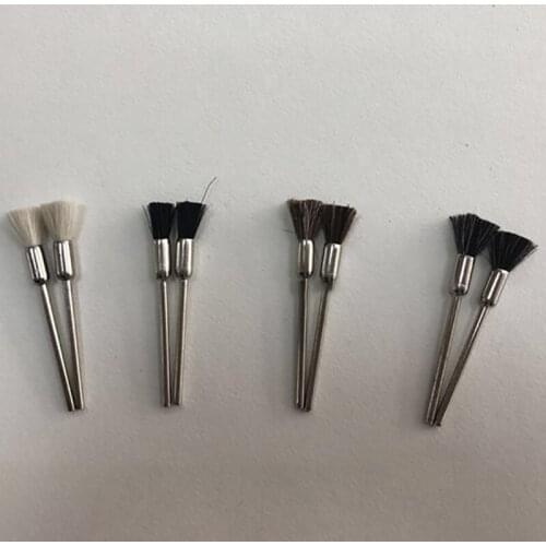 100pcs Nylon Wheels Rotating Polishing Tool Cup Polisher Brush Bristle Mounted Polishing Brush For Power Tool Accessories
