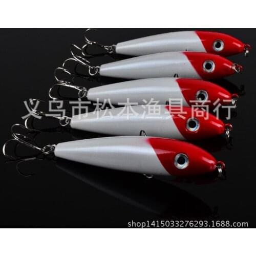 !00pcs/lot 3.5" 9cm classic bait lures hard bait lures 0.44OZ 12.6g blackfish Tackle Bait pencil bionic Lure dw-1243