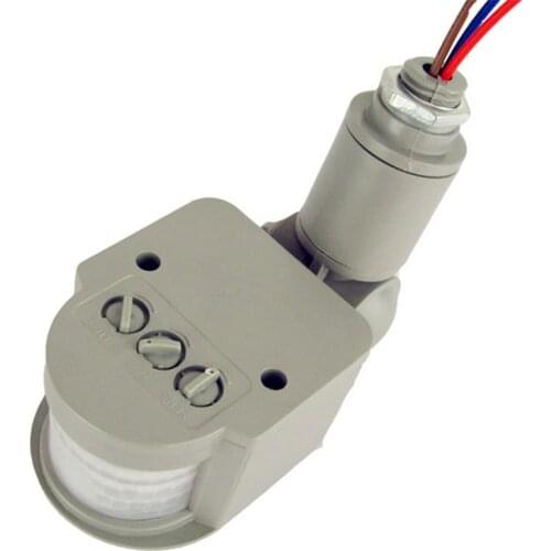 1PCS/LOT New Motion Sensor Light Switch Outdoor AC 220V Automatic Infrared PIR Motion Sensor Switch for LED Light