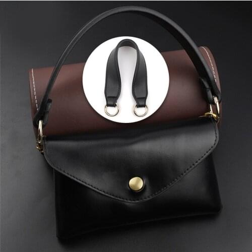 1PC Bag Strap PU Leather Replacement for Bag Handbag Chain Detachable Buckle Solid Color Fashion DIY Craft Handles Accessories