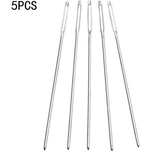 5pcs Tapestry Threading Home Sewing Machine Needle Large Eye Sewing Needles Knitters Pullthrough Darning Embroidery Needle