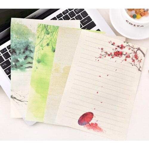 8 Pieces Beautiful Lomo Card Set Love e26 w57 Lomo Card Letter Student Supply Message Envelope