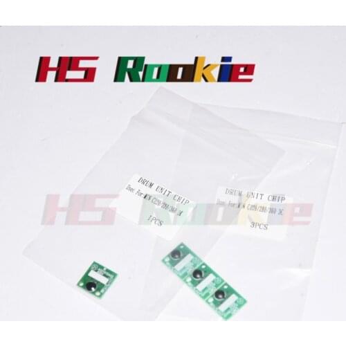 4PCS DR311 DR 311 DR-311 Drum Chip For Konica Minolta Bizhub C360 C280 C220 C220 C 220 280 360 imaging unit Reset