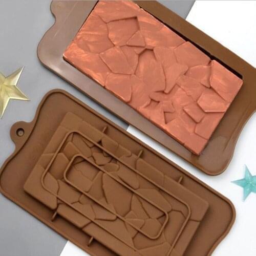 Chip Cake Bakeware Kitchen Baking Tool Silicone Chocolate Mold Candy Maker Sugar Mould Bar Block Ice Tray Cake Tool