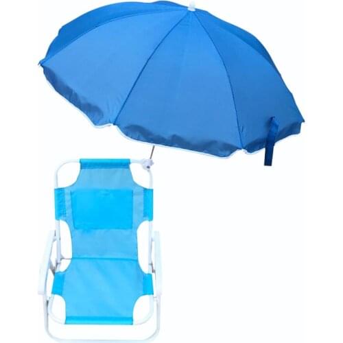 Beach Chairs and Umbrellas Outdoor Beach Folding Multifunctional Portable Deck Chairs for Children 37x30x47cm LBShipping