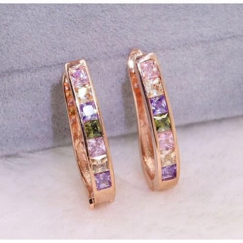 Women's Gold Earrings DIWENFU China