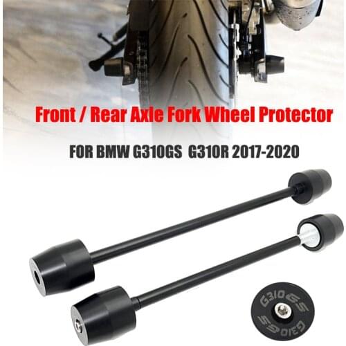 For BMW G310GS G310R G 310 GS 2017 2018 2019 2020 Motorcycle Front Rear Wheel Fork Axle Cap Crash Protector Slider Spindle Hub