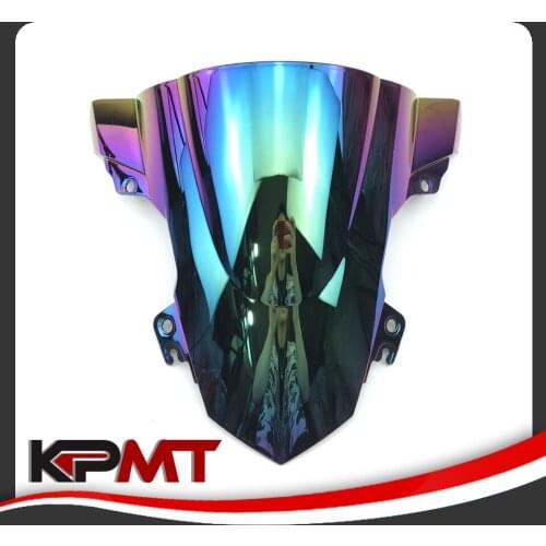 Black Motorcycle screen Windshield WindScreen Double Bubble S1000 15 16 17 18 For BMW S1000RR S 1000 RR 2015 2016 2017 2018