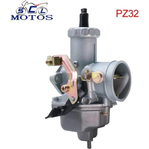 Sclmotos- 32mm PZ32 Auto Hand Carburetor Carb Motorcycle for Keihin PZ32 Carburetor for ATV QUAD Dirt Bike Scooter GY6 125 150