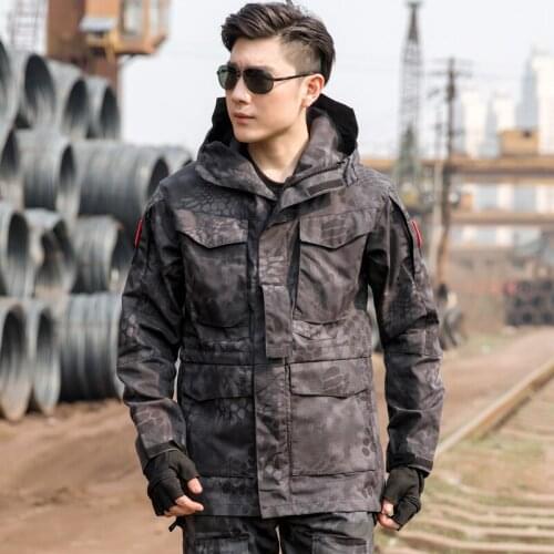 Men Tactical Jacket New 2020 Spring Autumn US Army M65 Military Field Jacket Trench Coats Hoodie Casaco Masculino Windbreaker