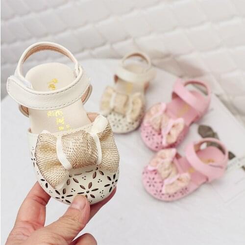 Newest Summer Kids PU Leathers Shoes Sweet Flower 2020 Girls Sandals Childrens Shoes Baby Girl Korean Version Princess Shoes