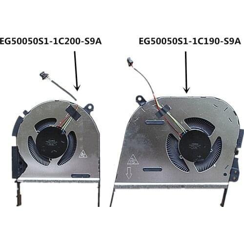 New original Laptop CPU/GPU Cooling Fan For Asus 13NB0UV0T05011 13NB0UV0T04011 SUNON EG50050S1-1C200-S9A EG50050S1-1C190-S9A