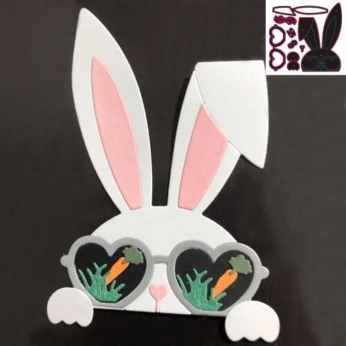 New Easter Bunny metal cutting die scrapbook for photo album paper diy gift card decoration embossed dice