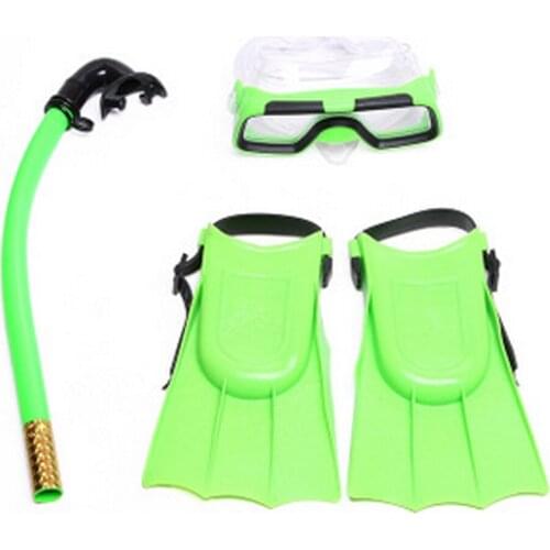 Scuba Goggles for mask Fin Snorkel Set Dive Gear Snorkeling Swimming Diving Kids Set