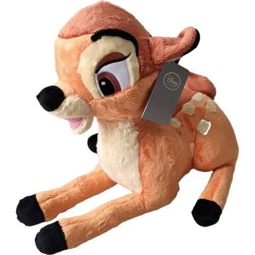 Original Disney Movie Cartoon Bambi Plush Stuffed Toy Dolls Kawaii Kid Gift