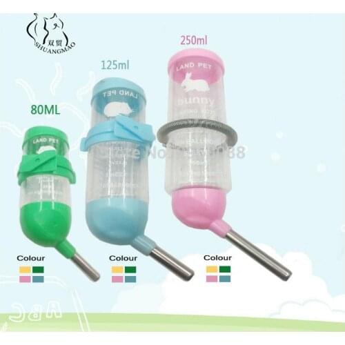 Small Pet Hamster Drinking Fountain Leak Proof Water Bottle Rabbit Automatic Kettle Device Guinea Pig Water Feeding Device