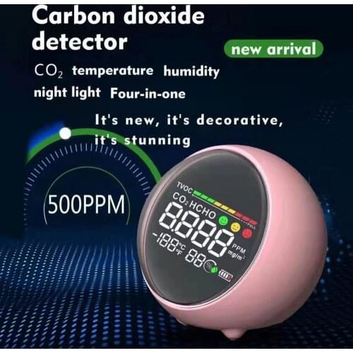 Portable Mini Air Quality Monitor CO2 Meter Tester Gas Analyzer High Sensitive Carbon Dioxide Gas Detector