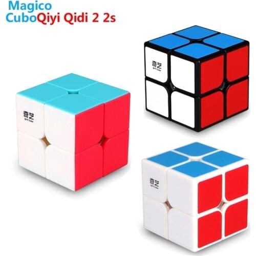 Qiyi Qidi 2 2S 2x2x2 Magic Speed Cube Stickerless 2x2 Pocket Puzzle Professional Speed Cubes Educational Games for Kids Children