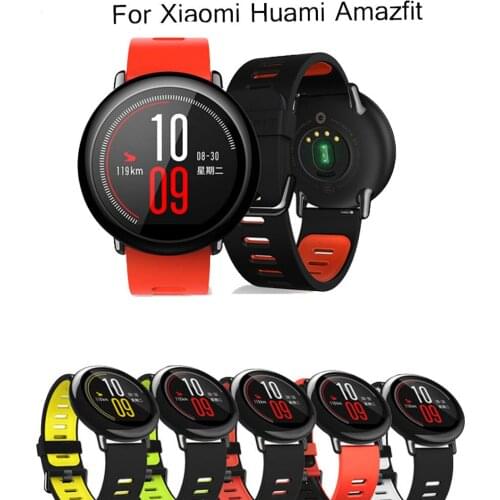 Wrist Strap 22mm Sport Silicone band for Xiaomi Huami Amazfit PACE Stratos 2 2S GTR 47mm Smart Watchband Replacement Bracelets