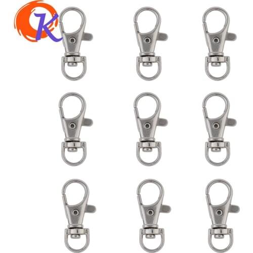 Cordial Design 30pcs 37*16mm Rhodium Color Lobster Clasps Hooks Jewelry Findings Wholesale Lots Keychain Clasps CDWB-701232