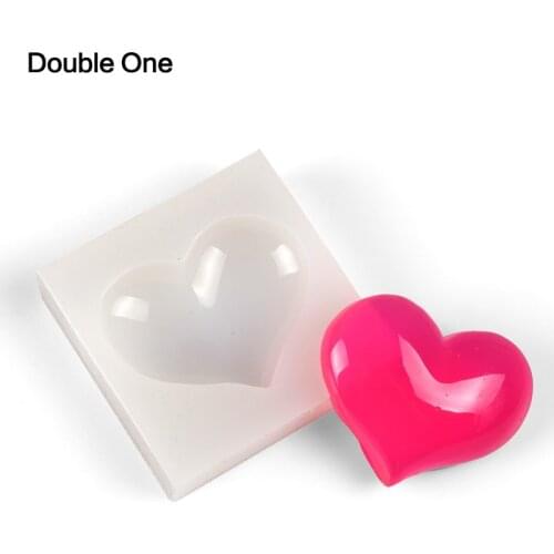 Heart Jewelry Silicone Resin Mold Jewelry Crystal Making Mould DIY Craft Handmade Jewelry Tool 1PC