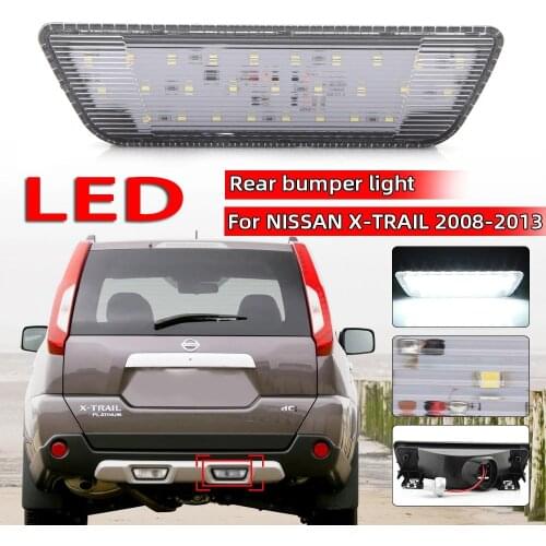 MZORANGE Right LED Rear Bumper Light For Nissan X-Trail 2008 2009 2010 2011 2012 2013 Tail Brake Signal Stop Lamp