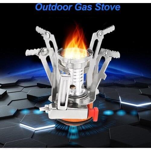 3000W Outdoor Mini Camping Stove Portable Non-slip Folding High-temperature Resistant Gas Stove For BBQ Family Picnic Cooker