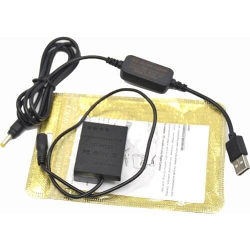 Power bank USB charger cable AC-9V+NP-W126 dummy battery CP-W126 DC Coupler for Fujifilm X-PRO1 X-E1 X-E3 HS33 HS30 HS50 cameras