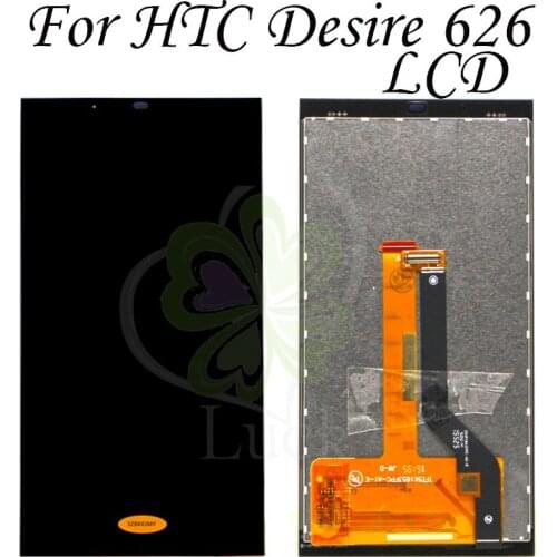For HTC Desire 626 626G Lcd Display Touch Screen Digitizer Assembly With Frame Replacement 5.0" for htc 626 lcd