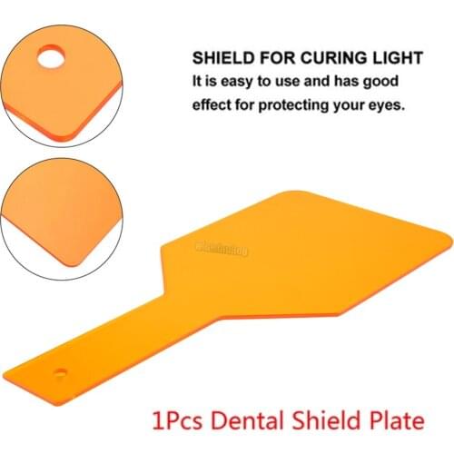 1Pcs Hand-held Dental Shield Plate Eye-protective Board Curing Light Teeth Shields Light Filter Paddle Dental Tools
