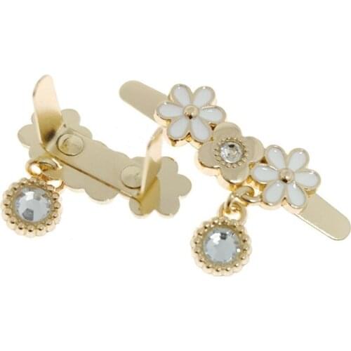 10 Pieces Metal Labels For Clothes Rhinestone Epoxy Wallet Diamond Charm Trademark Leather Bags Hardware Accessories Tags