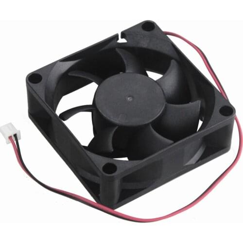 100Pcs Gdstime DC 24V 2 Pin 70mm Computer Cooling Fan 70x70x25mm 7cm 7025 PC Case Cooler Radiator