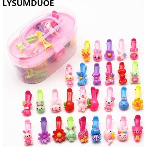 20Pcs/Set Flower Headband Elastic Hair Bands Gift Box Hairpins Bows Hair Hoop Barrette Scrunchy Headdress Girls Hair Accessories