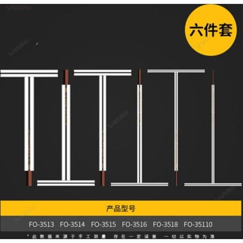 3/4/5/6MMT type long T-shaped hex wrench set six-angle screwdriver tool Six-piece set CD50 Q04