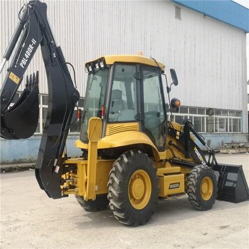 SY747 New 4 Wheel Drive Bucket Backhoe Loader Excavation Loading Excavator