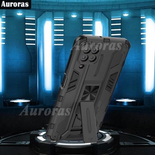 Auroras For Samsung Galaxy A22 4G Case Magnetism Shockproof Armor Cover Holder Back Clip Case For Samsung A22 Cover