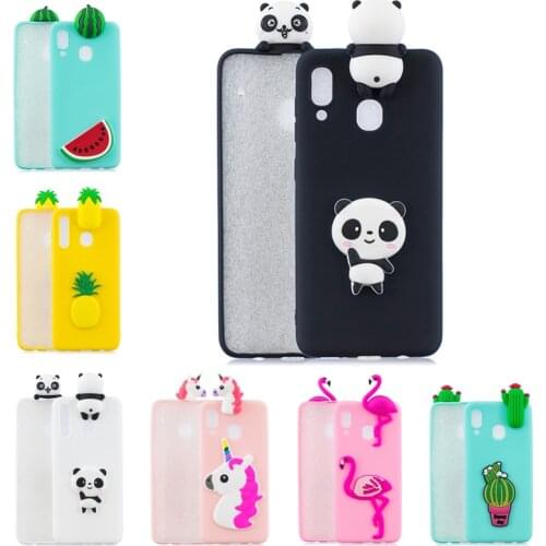 3D Unicorn Panda Cactus TPU Cover For Samsung A01 A11 A21 A41 A51 A71 A81 A91 A10 A10S A20 A20S A30 A30S A40 A50 A70 Case Girl