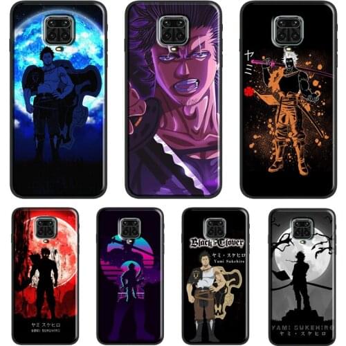 Yami Sukehiro Black Clover Anime Case For Xiaomi Redmi Note 10 Pro 7 8 9S 8T Note 9 Pro Back Cover For Redmi 9A 9C 9T 7A 8A