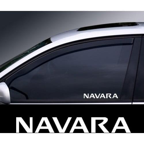 For 2 x Nissan Navara Fenster Grafik Sticker *Farben Auswahl
