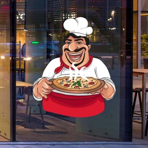 Express Pizza Sticker Restaurant Decal Poster Vinyl Art Wall Decals Decor Mural Decoration Pizza1004