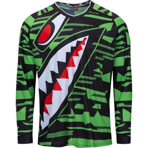 Funny Downhill Jersey Offroad 2021 Mens Mountain Bike Clothing MTB DH Cycling Clothes Long Sleeve Motocross Cyclist T Shirt Mx