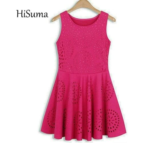 Однотонные летние платья HISUMA China At AliExpress