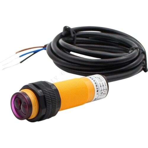 Infrared diffuse reflection photoelectric switch sensor e3f-ds30c4 three wire NPN normally open adjustable 12v24v36v