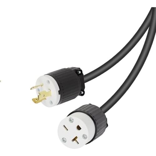 JORINDO NEMA L5-20P 3 pin to 6-20R 3 hole American standard male head to female seat power conversion line,20A