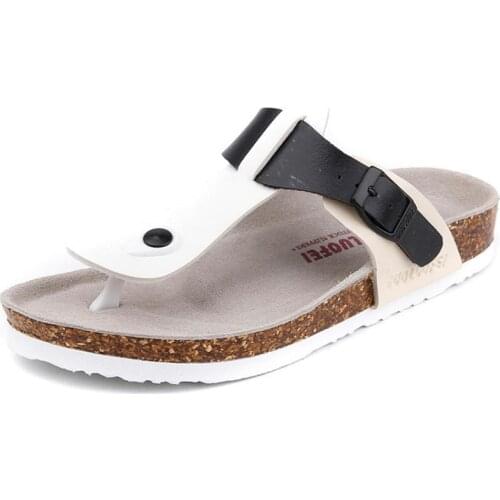 Summer Mens Mule Clogs Slippers High Quality Soft Cork Slides Flip Flops Beach Slippers Women Unisex 35-45 Cork Clogs Sandals