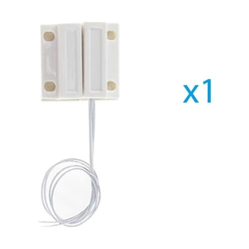 High Quality ABS Wired Door Window Sensor Open Magnetic Switch Home Alarm System Normally Closed Detector Burglar System